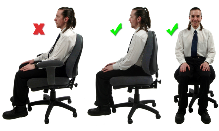Picture - Incorrect setup and correct setup from side and front.