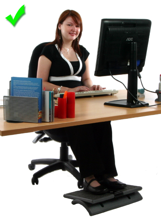 Picture - Using a footrest.