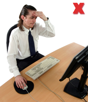 Picture - Poor screen quality, inapporpriate size or just being positioned too far away from the user can cause headaches.